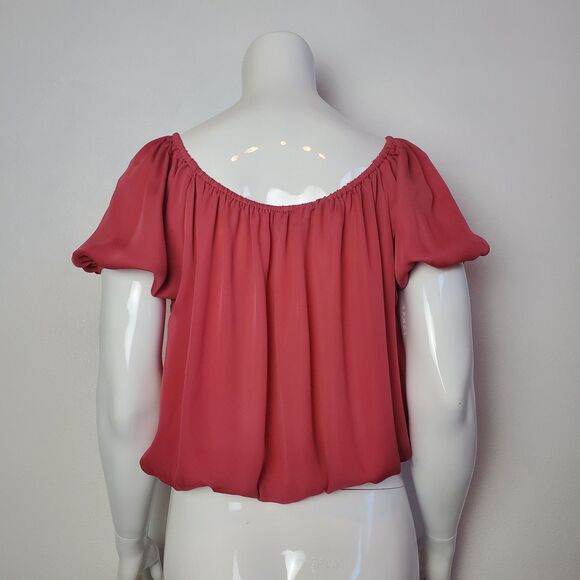 Joie Pink 100% Silk Balletcore Blouse - Picture 6 of 8